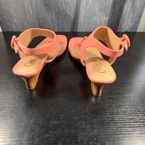 Chic Coral Sandals by Corso Como